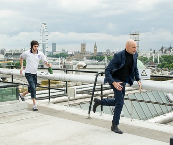 Une scène du film The Brothers Grimsby