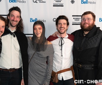 Sur le tapis rouge du film Farador