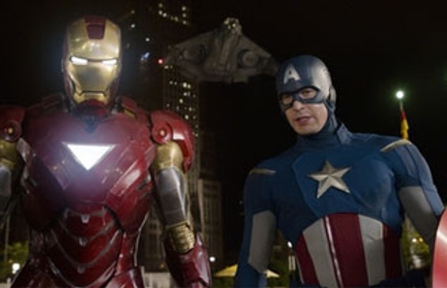 Une scène du film The Avengers