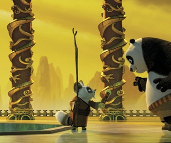 Scène du film Kung Fu Panda