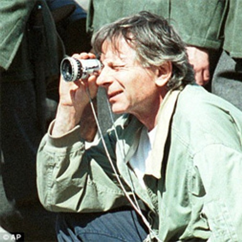 Roman Polanski sur le plateau du film The Pianist