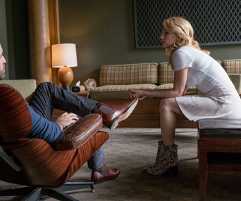 Une scène du film The Girl on the Train