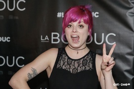 Sur le tapis rouge du film Le Bolduc