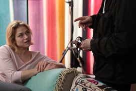 Une scène du film Pas son genre Une scène du film Pas son genre