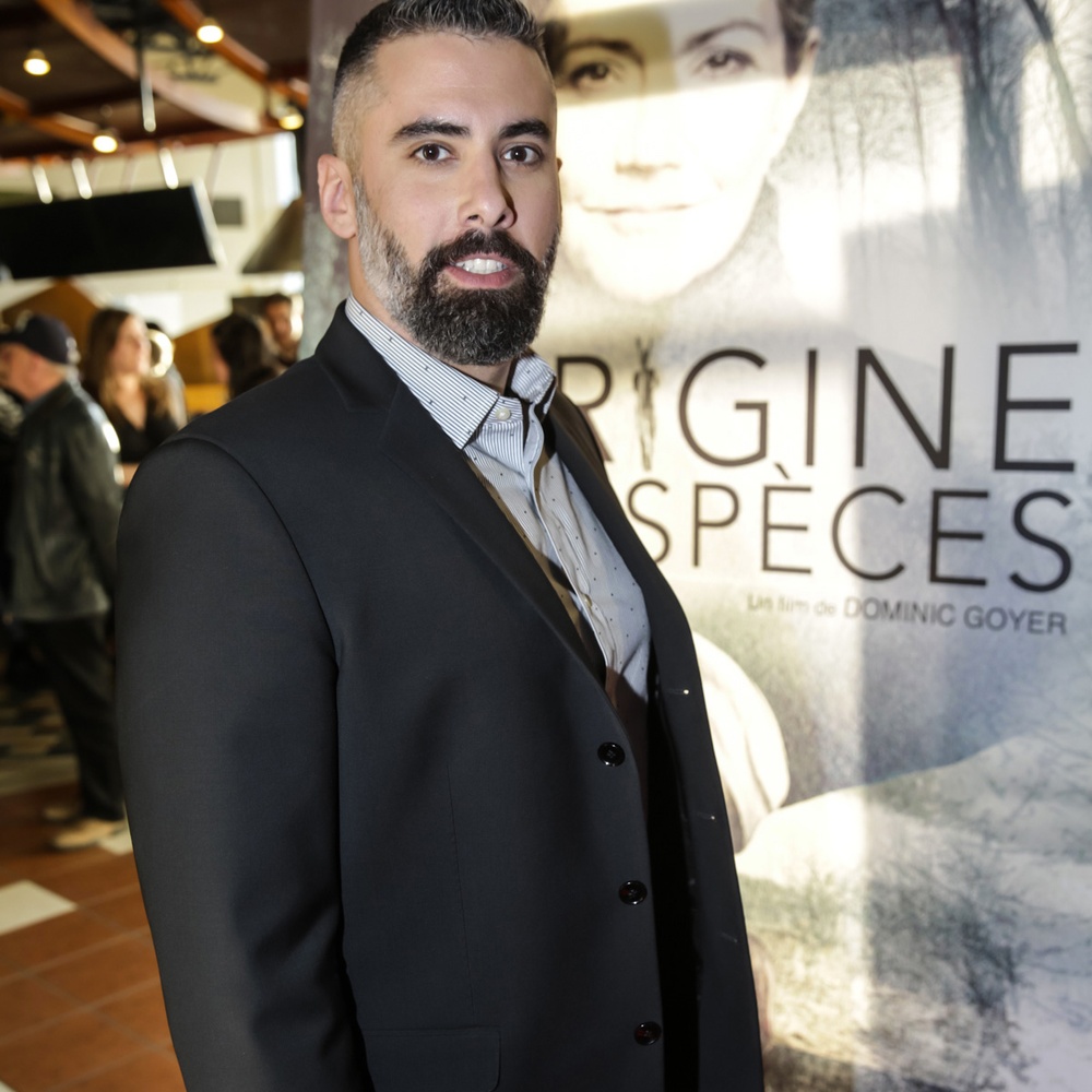 Sur le tapis rouge du film L'origine des espèces