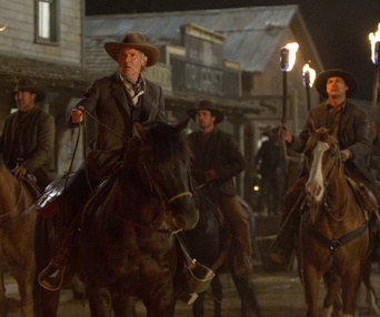 Une scène du film Cowboys & Aliens