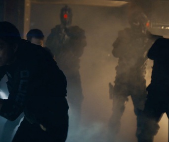 Une scène du film Code 8