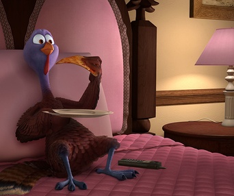 Une scène du film Free Birds