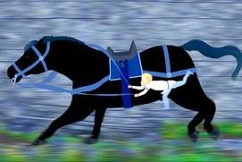 Scène du film Azur et Asmar Scène du film Azur et Asmar