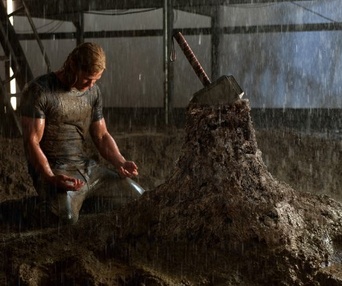 Une scène du film Thor