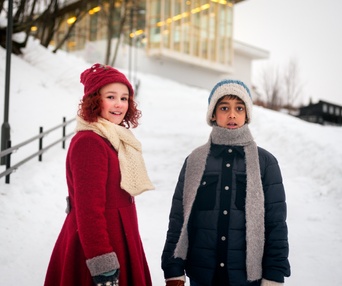 Une scène du film The Snow Sister