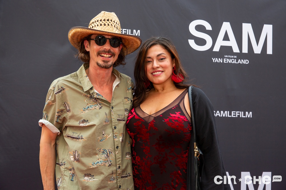 Sur le tapis rouge du film Sam