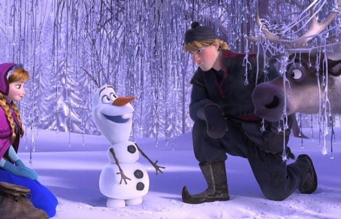 Une scène de Frozen.
