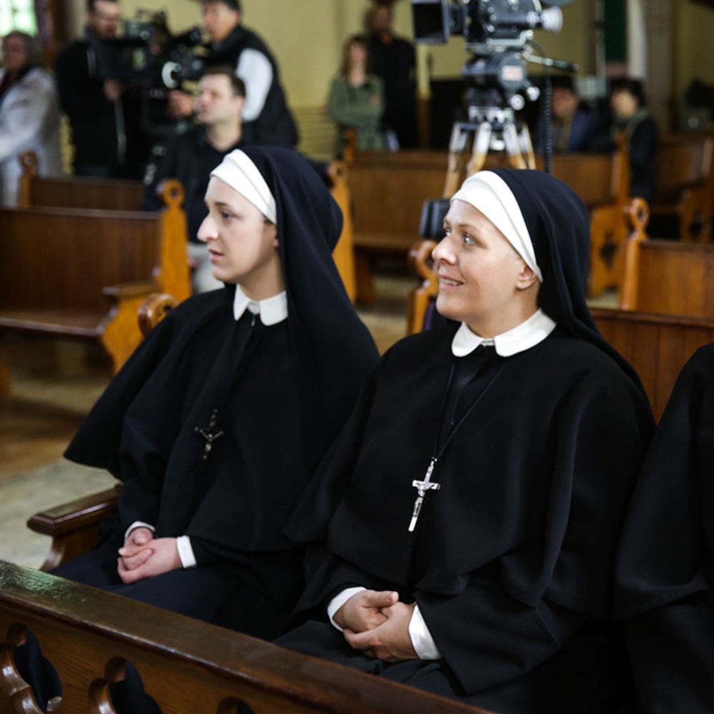 Sur le plateau de La passion d'Augustine