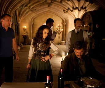 Une scène du film Sherlock Holmes: A Game of Shadows
