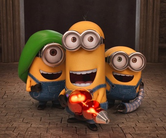 Une scène du film Minions