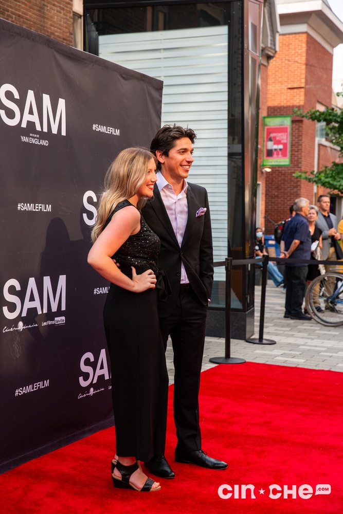 Sur le tapis rouge du film Sam