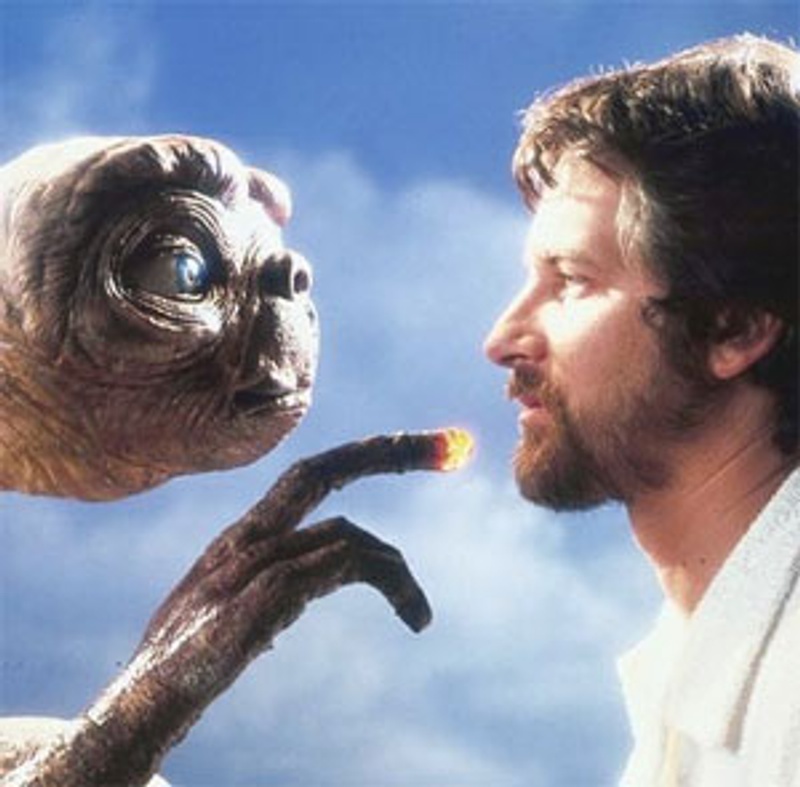 Spielberg sur le plateau de E.T.: The Extra-Terrestrial