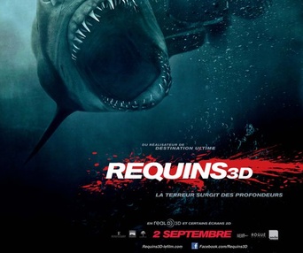 Affiche du film Requins 3D