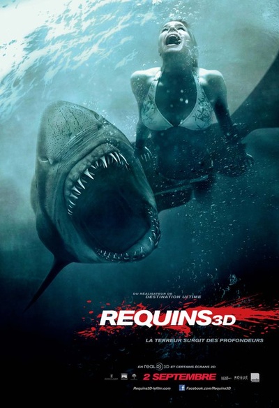 Affiche du film Requins 3D