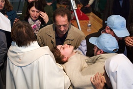 Une scène du film L'apparition