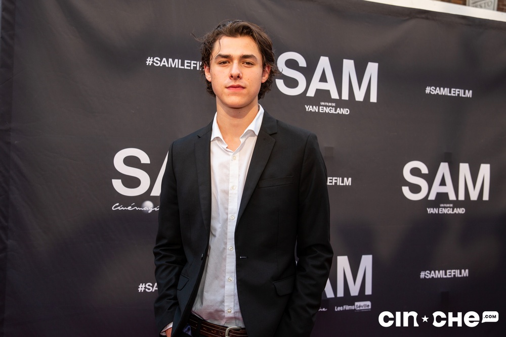 Sur le tapis rouge du film Sam