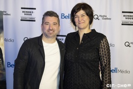 Sur le tapis rouge du film Frontières