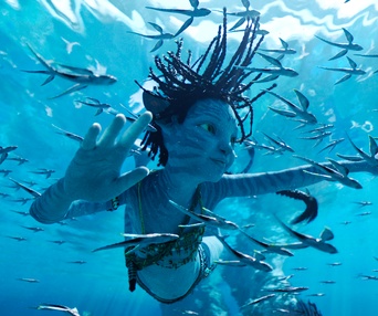 Une scène du film Avatar: The Way of Water