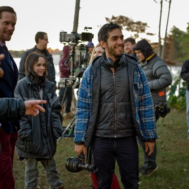 Sur le plateau du film <em>The East</em>