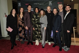 Tapis rouge de la première du film Jusqu'au déclin