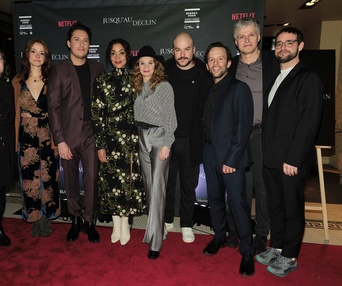 Tapis rouge de la première du film Jusqu'au déclin
