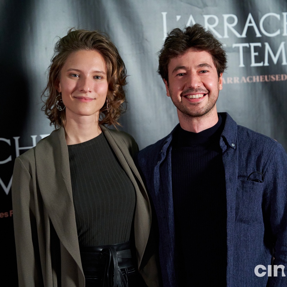 Sur le plateau du film L'arracheuse de temps