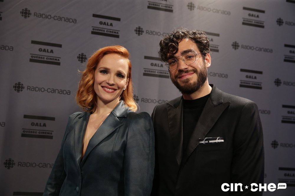 Dans la salle de presse du Gala Québec Cinéma 2019