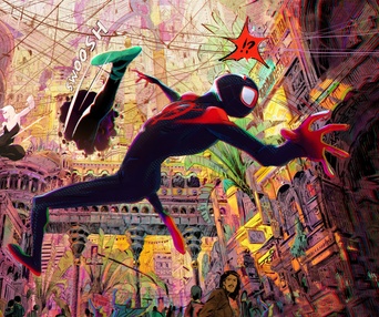 Une scène du film Spider-Man: Across the Spider-Verse