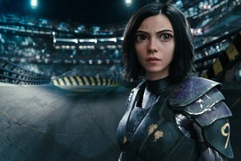 Une scène du film Alita: Battle Angel Une scène du film Alita: Battle Angel