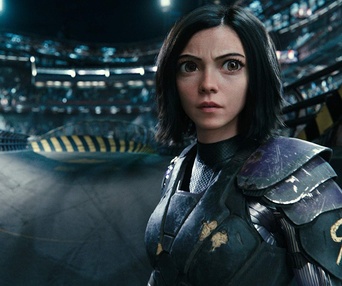 Une scène du film Alita: Battle Angel