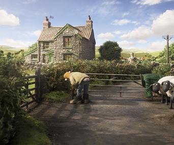 Une scène du film Shaun the Sheep