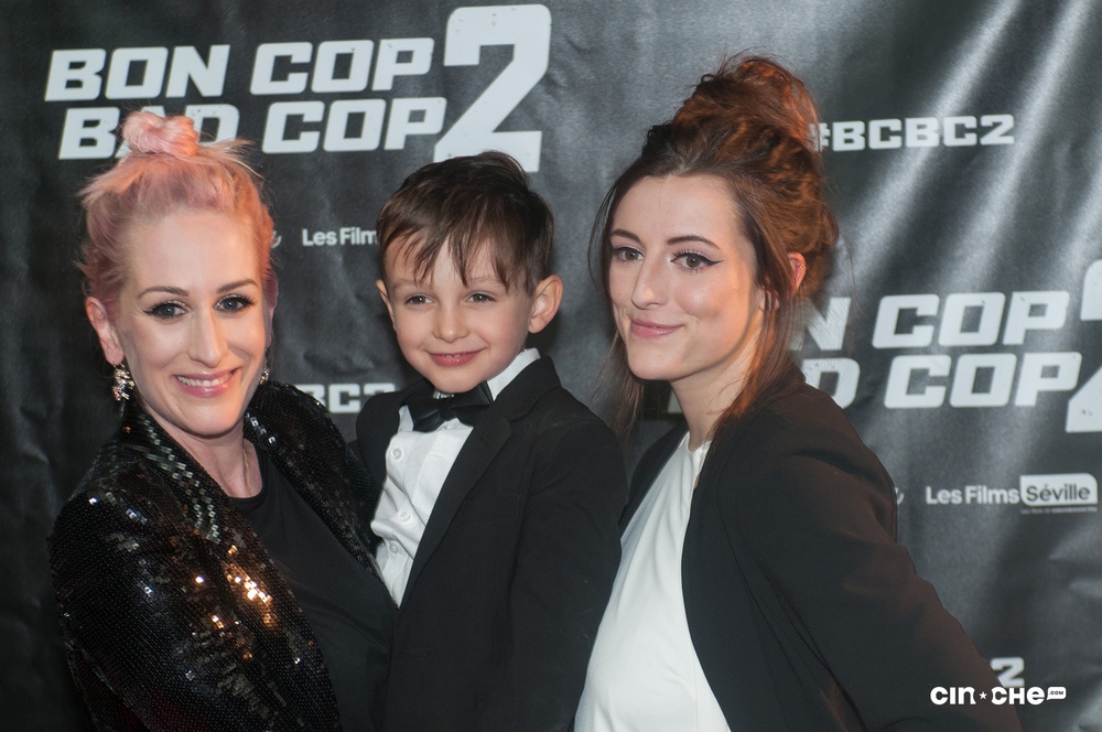 Sur le tapis rouge du film Bon Cop Bad Cop 2