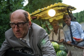 Une scène du film King of the Belgians Une scène du film King of the Belgians