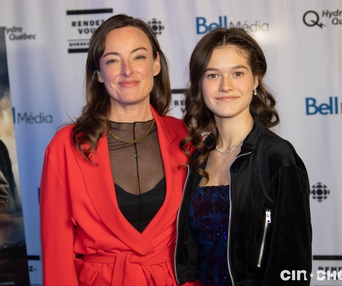 Sur le tapis rouge du film Frontières