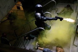 Une scène du film Dredd