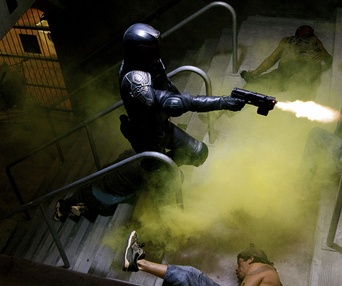 Une scène du film Dredd
