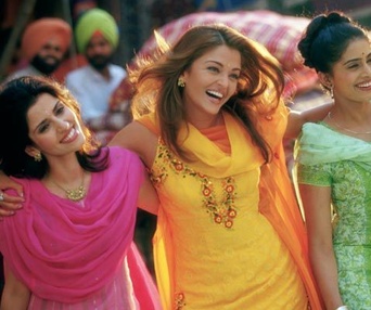 Scène du film Coup de foudre à Bollywood