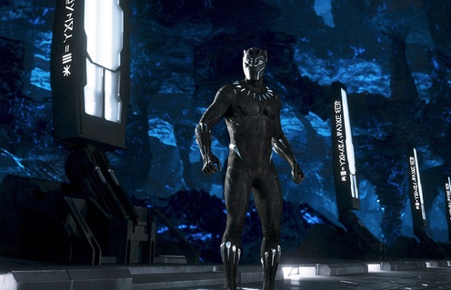Une scène du film Black Panther