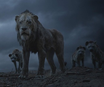 Une scène du film The Lion King