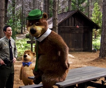 Une scène du film Yogi Bear