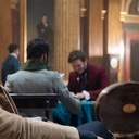 Une scène de la série Bridgerton