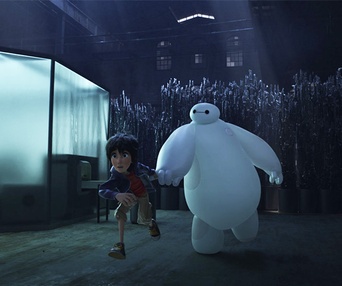 Une scène du film Big Hero 6