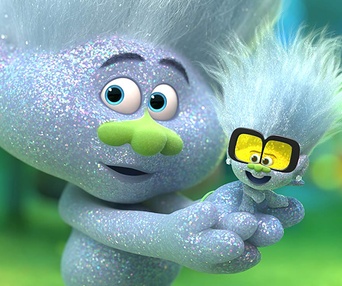 Une scène du film Trolls World Tour