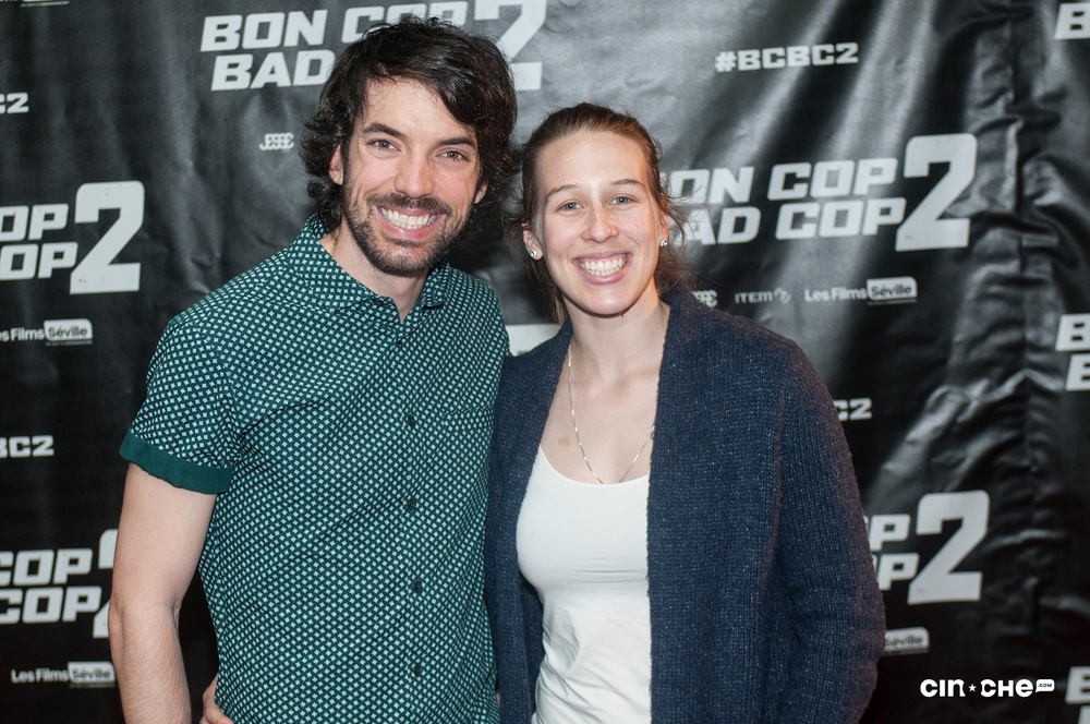 Sur le tapis rouge du film Bon Cop Bad Cop 2